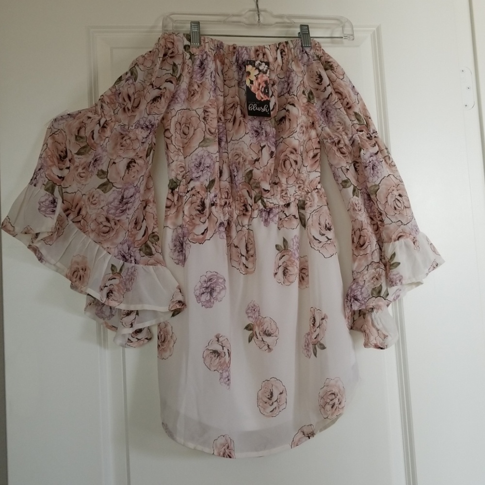 Off -the-Sholder Mini Dress